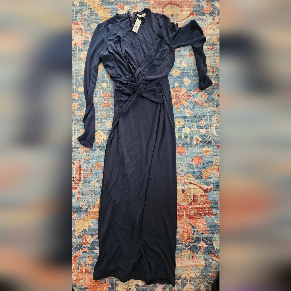 Banana Republic Long Sleeve Navy Dress - Picture 7 of 7